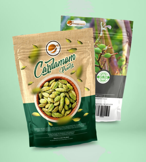 Ceylon Cardamom Packaging Chagrow Exports